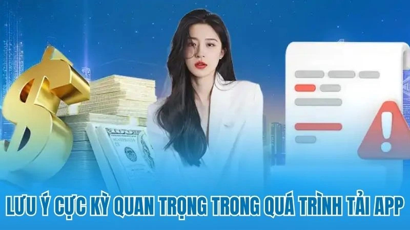 Lưu ý cực kỳ quan trọng trong quá trình tải app